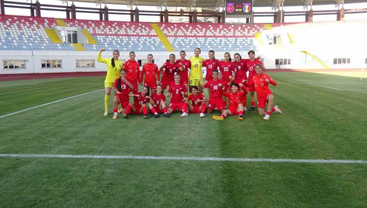 U17 Kadın Milli Takımı Avrupa Şampiyonası’nda Moldova’yı 6-2 mağlup etti
